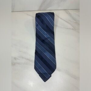 Faconnable blue striped silk necktie